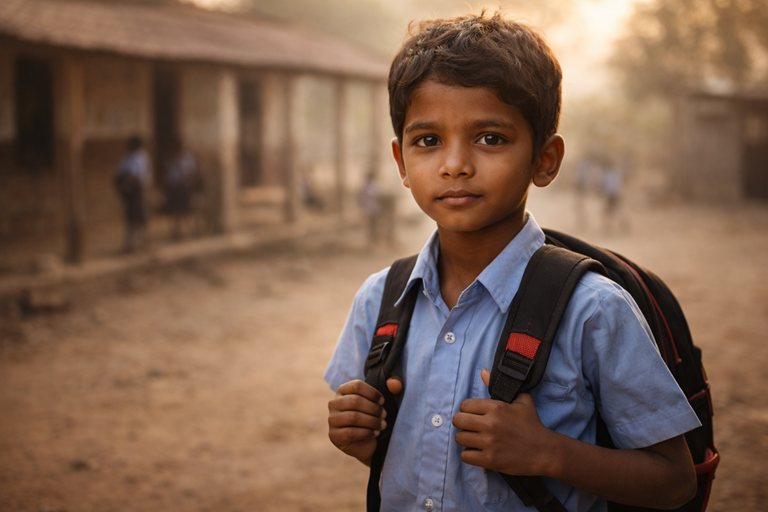 Warm Clothes & Meals Can Bring Back The Lost Smiles.